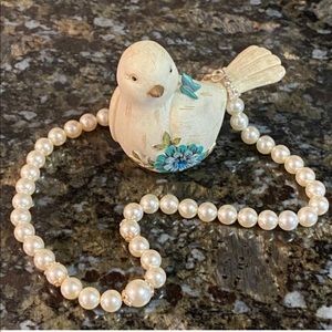 Swarovski pearl necklace